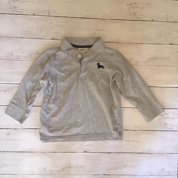 3T crazy 8 dachshund gray long sleeve shirt - Picture 2 of 5